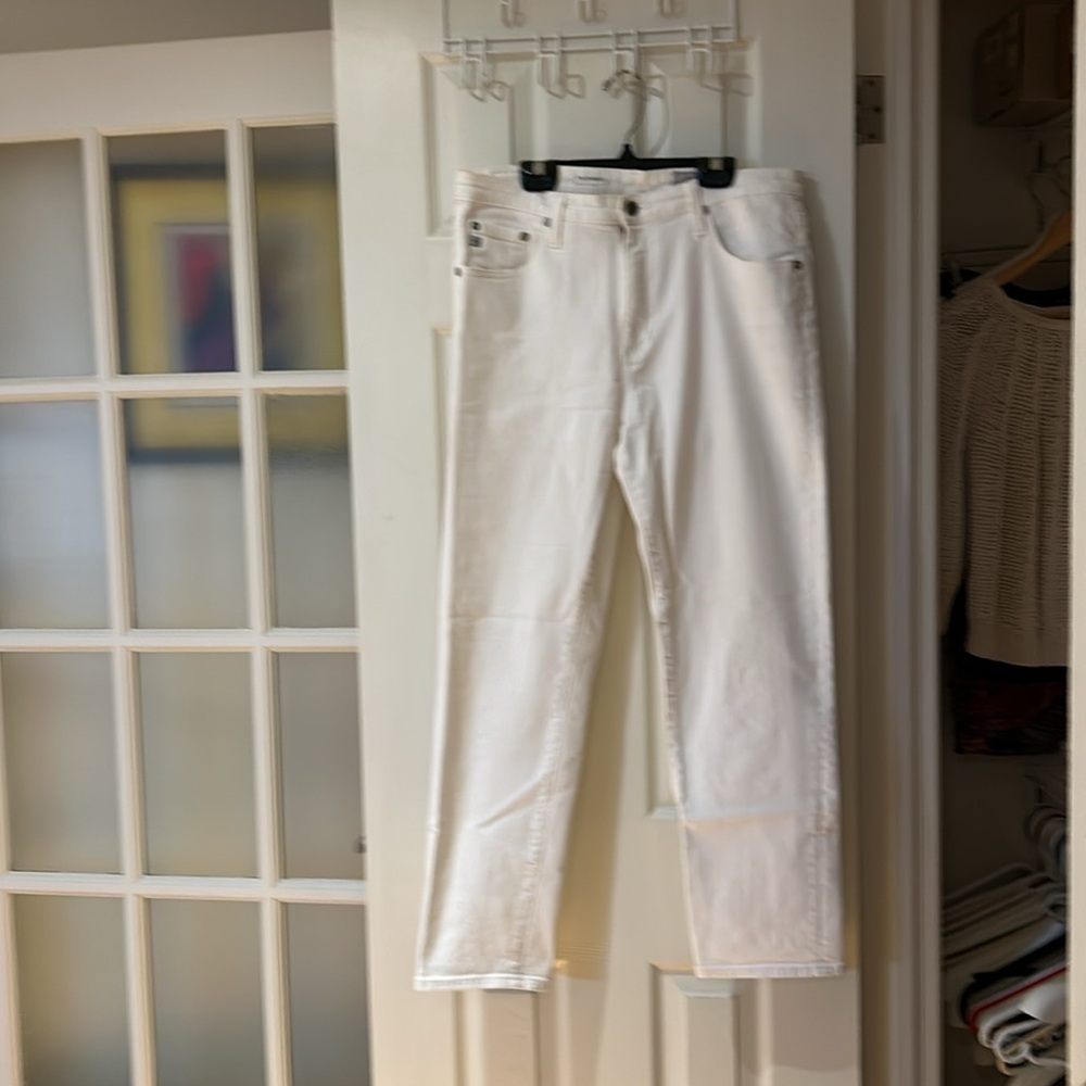 AG white jeans